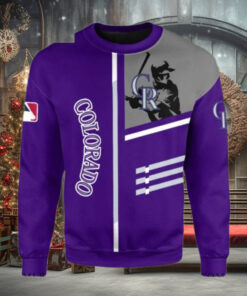 MLB Vintage Player Design Colorado Rockies Ugly Christmas Sweater