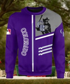 MLB Vintage Player Design Colorado Rockies Ugly Christmas Sweater