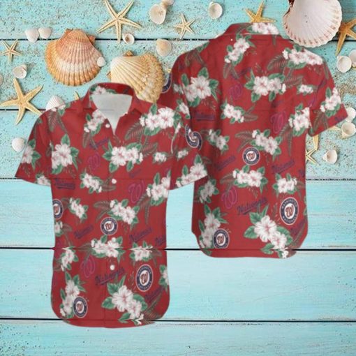 MLB Washington Nationals Hawaiian Shirt, MLB Hawaiian Shirt Gift For Fans