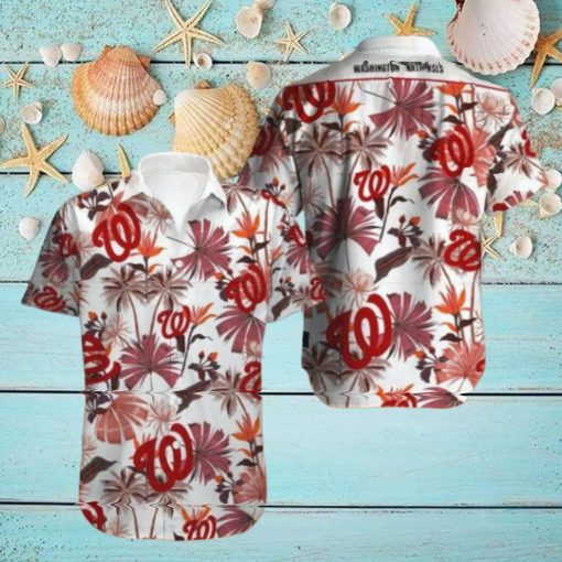 MLB Washington Nationals Hawaiian Shirt, Washington Nationals Hawaiian Shirt