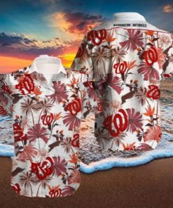 MLB Washington Nationals Hawaiian Shirt, Washington Nationals Hawaiian Shirt