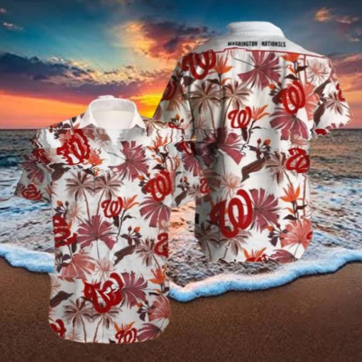 MLB Washington Nationals Hawaiian Shirt, Washington Nationals Hawaiian Shirt