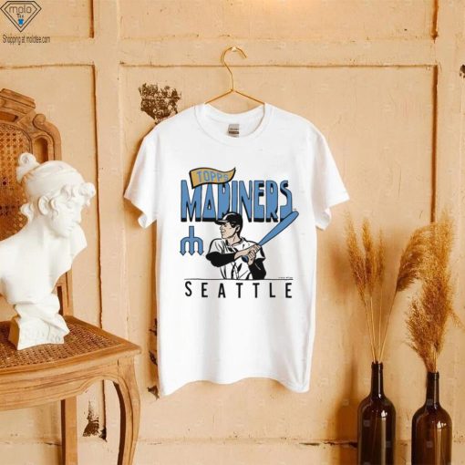MLB x Topps Seattle Mariners baseball 2023 retro shirt