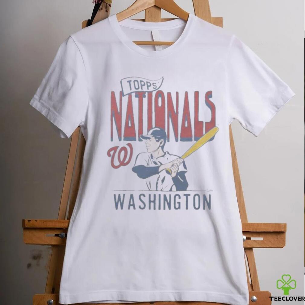 Mlb x topps Washington nationals T-shirt, hoodie, sweater, long