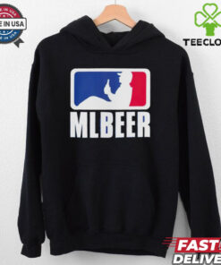 MLBeer MLB parody logo funny baseball and beer lover shirt