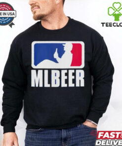 MLBeer MLB parody logo funny baseball and beer lover hoodie, sweater, longsleeve, shirt v-neck, t-shirt