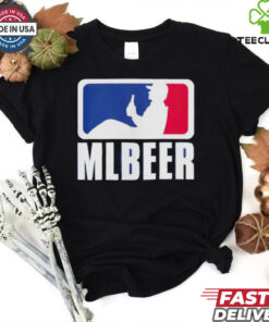 MLBeer MLB parody logo funny baseball and beer lover hoodie, sweater, longsleeve, shirt v-neck, t-shirt