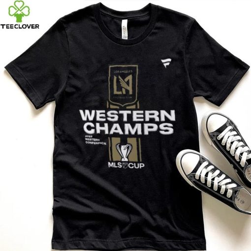 MLS Adult 2023 Conference Champions Los Angeles FC Locker Room T Shirt