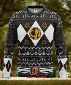 MMPR Black Ranger Ugly Christmas Sweater Gift For Men Women