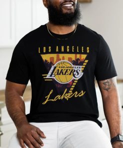 M&N Los Angeles Lakers Tri Logo Tee shirt