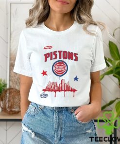 M&N x Tats Cru City Tee Detroit Pistons Shirt