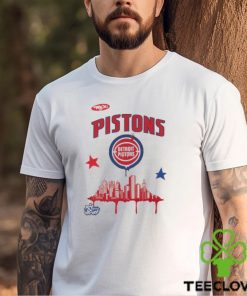 M&N x Tats Cru City Tee Detroit Pistons Shirt
