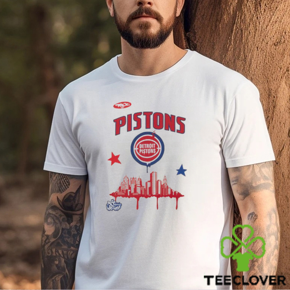 M&N x Tats Cru City Tee Detroit Pistons Shirt M&N x Tats Cru City Tee Detroit Pistons Shirt