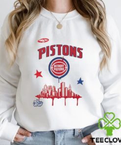 M&N x Tats Cru City Tee Detroit Pistons Shirt
