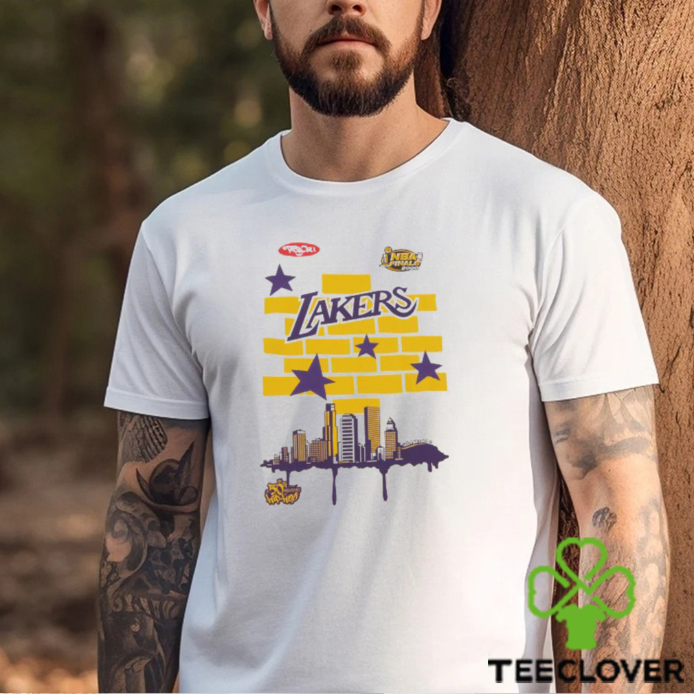 M&N x Tats Cru City Tee Los Angeles Lakers Shirt M&N x Tats Cru City Tee Los Angeles Lakers Shirt