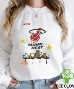 M&N x Tats Cru City Tee Miami Heat Shirt