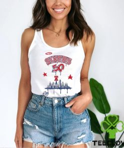 M&N x Tats Cru City Tee Philadelphia 76ers Shirt