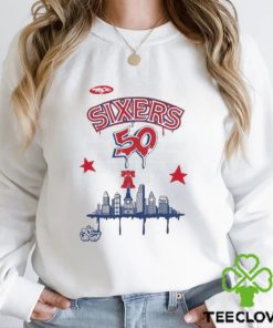 M&N x Tats Cru City Tee Philadelphia 76ers Shirt