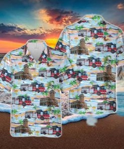 MONTREAL Fire Department Fire Station no 3 Hawaiian Shirt