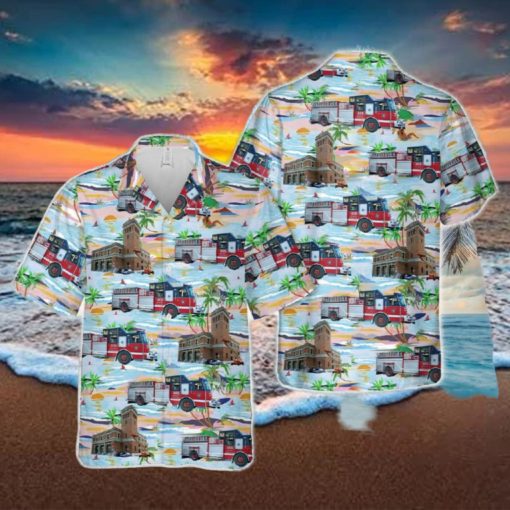 MONTREAL Fire Department Fire Station no 3 Hawaiian Shirt