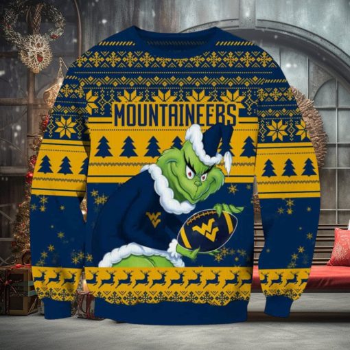 MOUNTAINEERS GRNCH CHRISTMAS UGLY SWEATER
