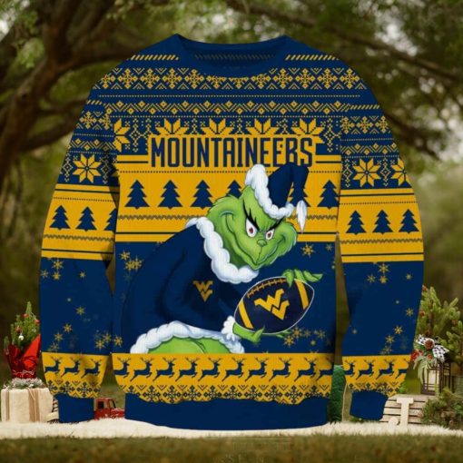 MOUNTAINEERS GRNCH CHRISTMAS UGLY SWEATER