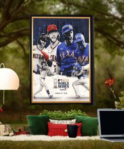 MLB 2023 World Series Is Set Arizona Vs Texas Poster Canvas