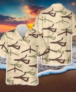 MQ 27 Insitu Scan Eagle Silhouette Hawaiian Shirt Men And Women Gift Floral Beach