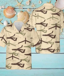 MQ 27 Insitu Scan Eagle Silhouette Hawaiian Shirt