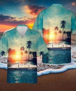 MS Color Fantasy Ship Hawaiian Shirt Men And Women Gift Floral Beach