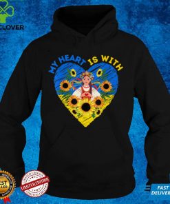 MY HEART IS WITH UKRAINE, Ukrainian Flag Traditional Women Sweatshirt 1 MY HEART IS WITH UKRAINE, Ukrainian Flag Traditional Women Sweatshirt