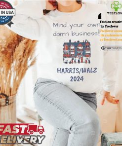 MYODB Harris Walz 2024 Mind Your Own Damn Business Reporters House T shirt