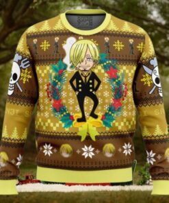 Christmas Sanji OP Ugly Christmas Sweater