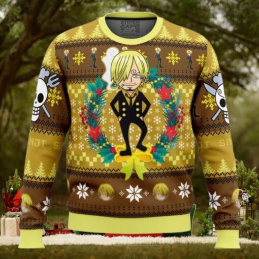 Christmas Sanji OP Ugly Christmas Sweater