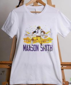 Maason Smith no 0 LSU Tigers Tiger stadium signature shirt