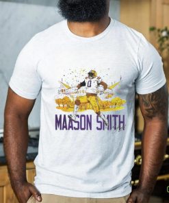 Maason Smith no 0 LSU Tigers Tiger stadium signature shirt