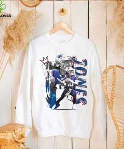 Mac Jones number 10 New England Patriots football player pose poster shirt