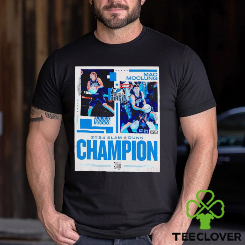 Mac McClung 2024 ATT Slam Dunk Champion poster shirt Mac McClung 2024 ATT Slam Dunk Champion poster shirt