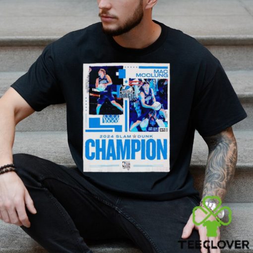 Mac McClung 2024 ATT Slam Dunk Champion poster shirt