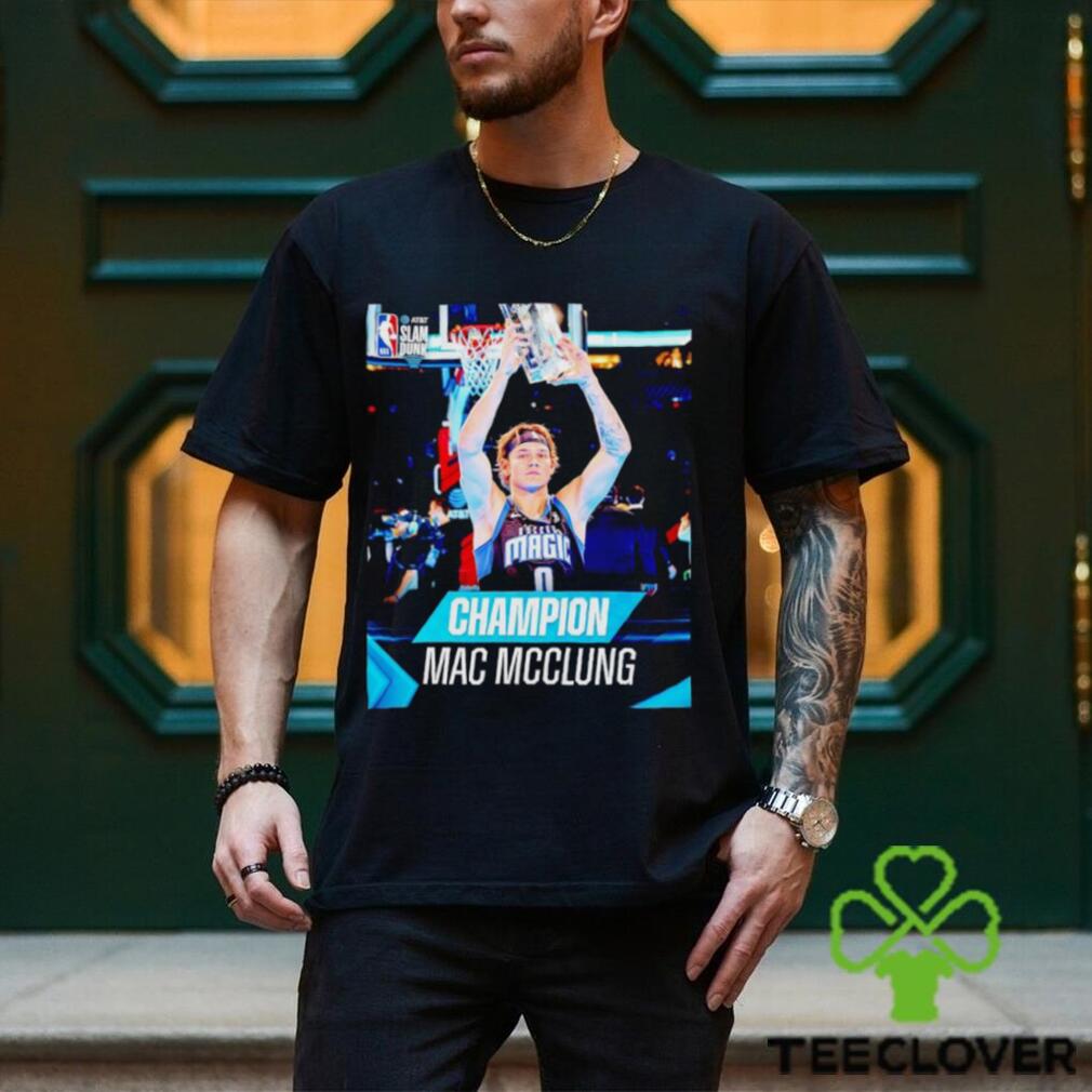 Mac McClung ATT Slam Dunk Champion poster shirt Mac McClung ATT Slam Dunk Champion poster shirt