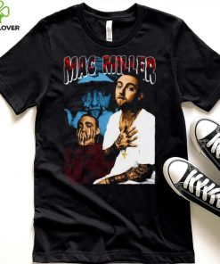 Mac Miller College Design Singer 90s shirt