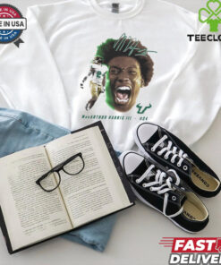 MacArthur Harris III MacArthur Harris III South Florida Bulls Football Portrait Signature t shirt