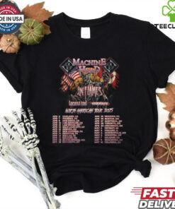 Machine Head In Flames Lacuna Coil And Unearth Tour 2025 Shirt