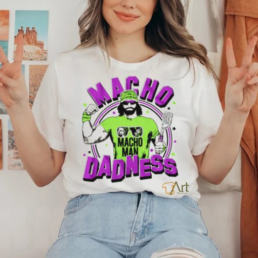 Macho Man Dadness retro men graphic shirt
