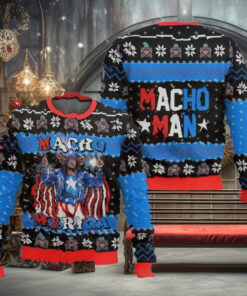 Macho Merica Ugly Christmas Sweater