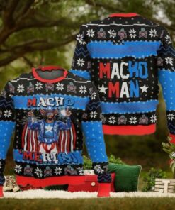 Macho Merica Ugly Christmas Sweater