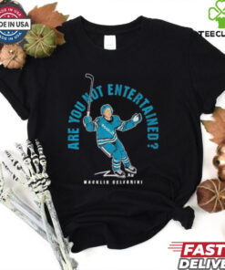 Macklin Celebrini Are You Not Entertained T Shirts