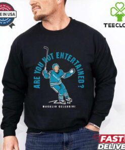 Macklin Celebrini Are You Not Entertained T Shirts