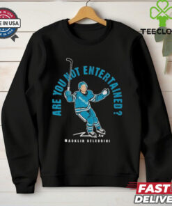 Macklin Celebrini Are You Not Entertained T Shirts
