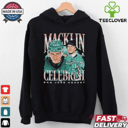 Macklin celebrini san jose vintage shirt